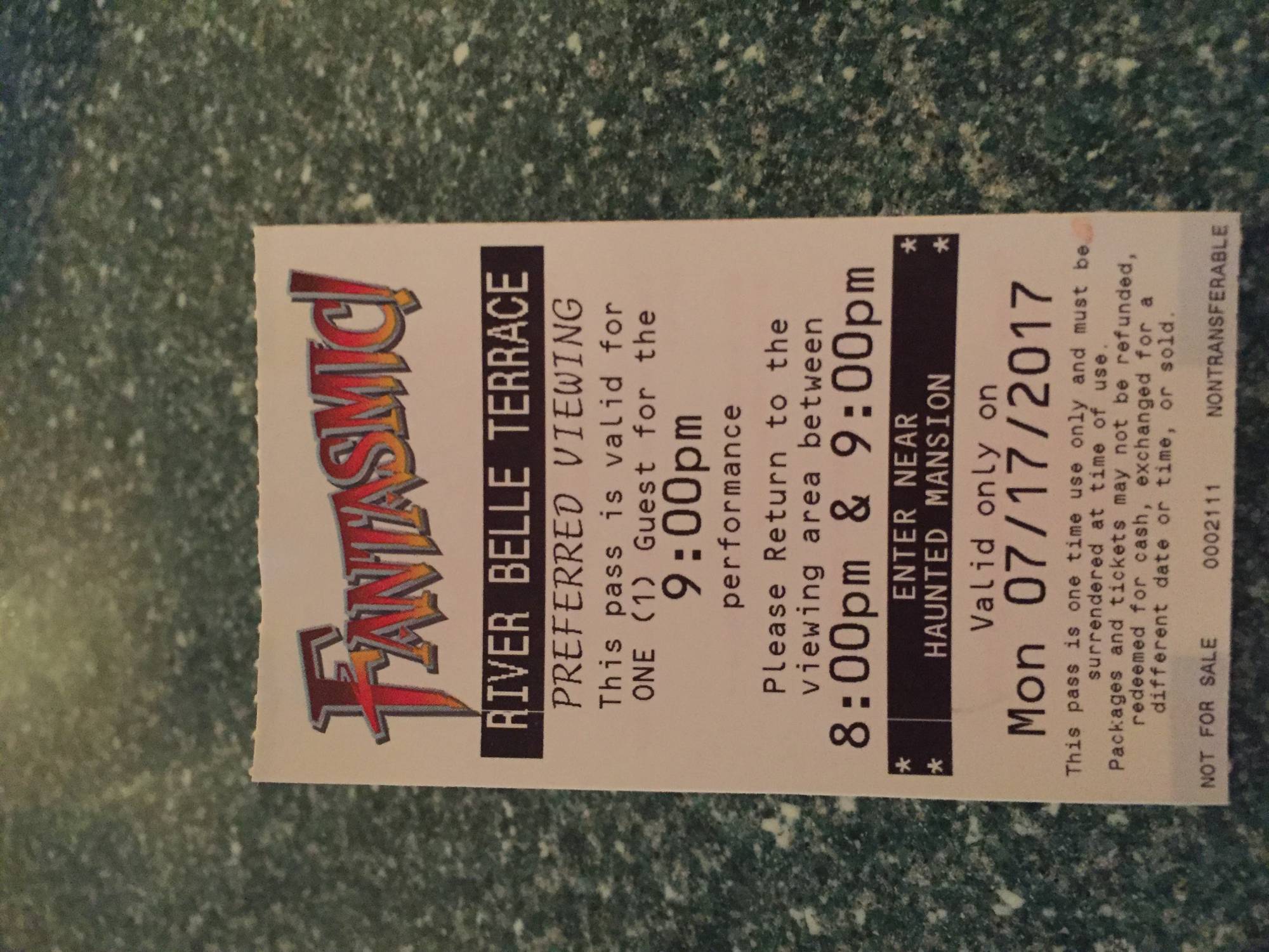 Fantasmic Dining Package