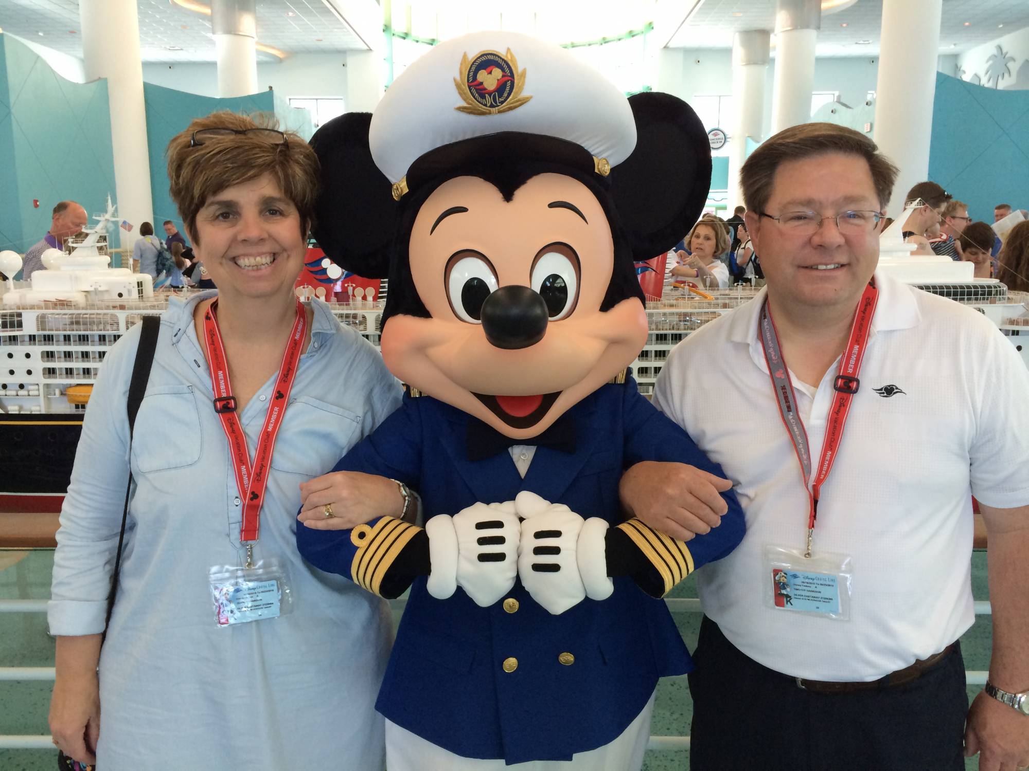 Captain Mickey in the Terminal