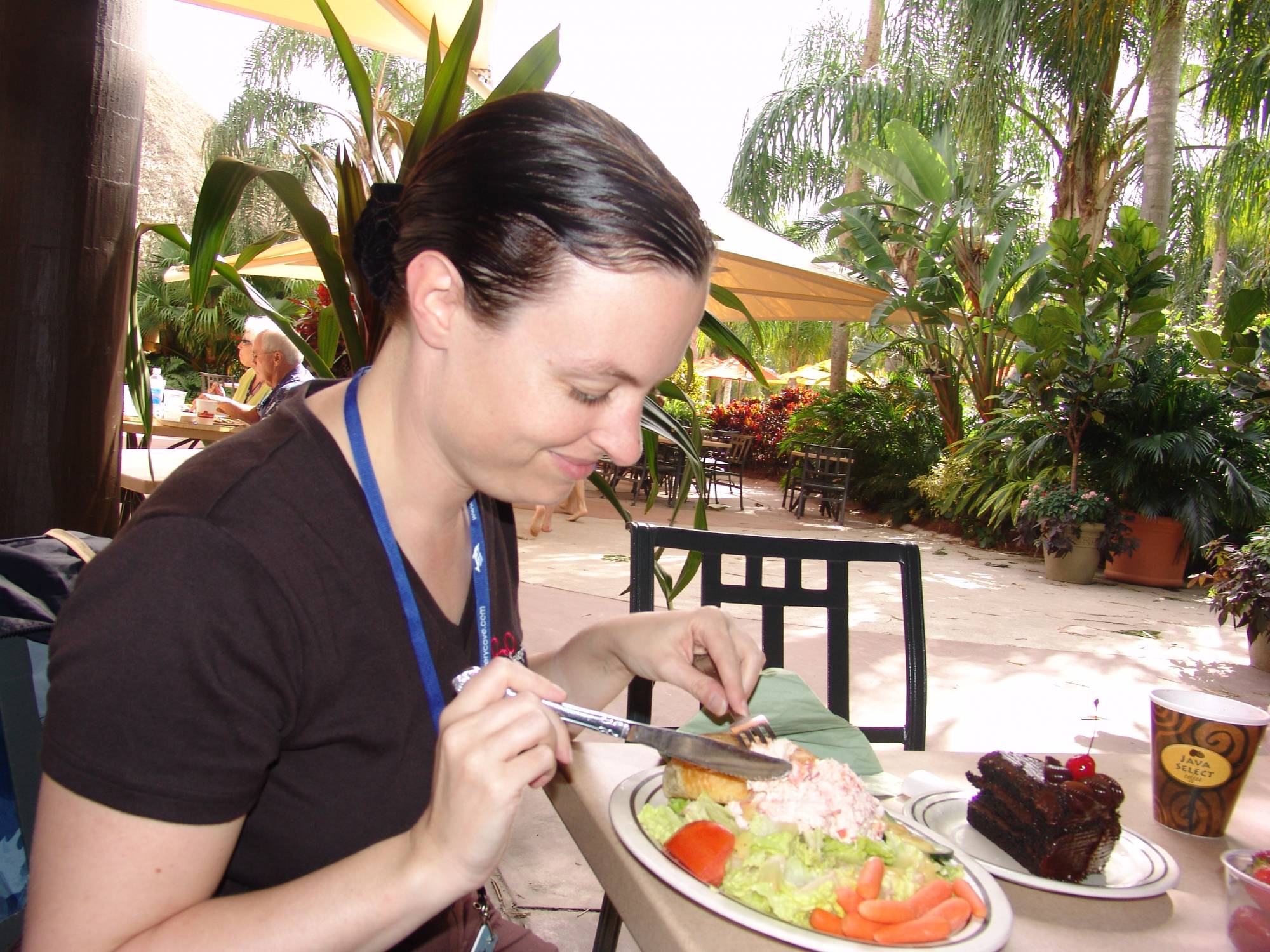 Discovery Cove - lunch