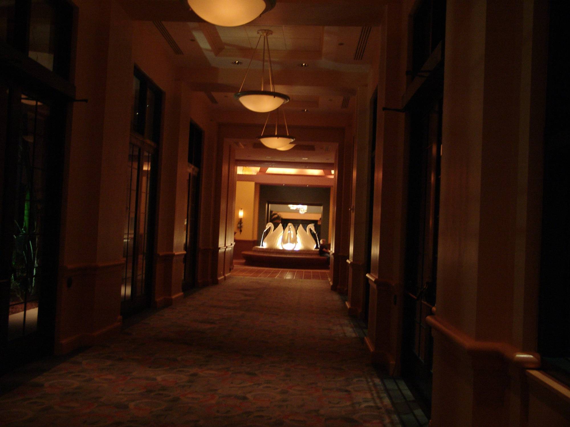 Swan - corridor leading to lobby