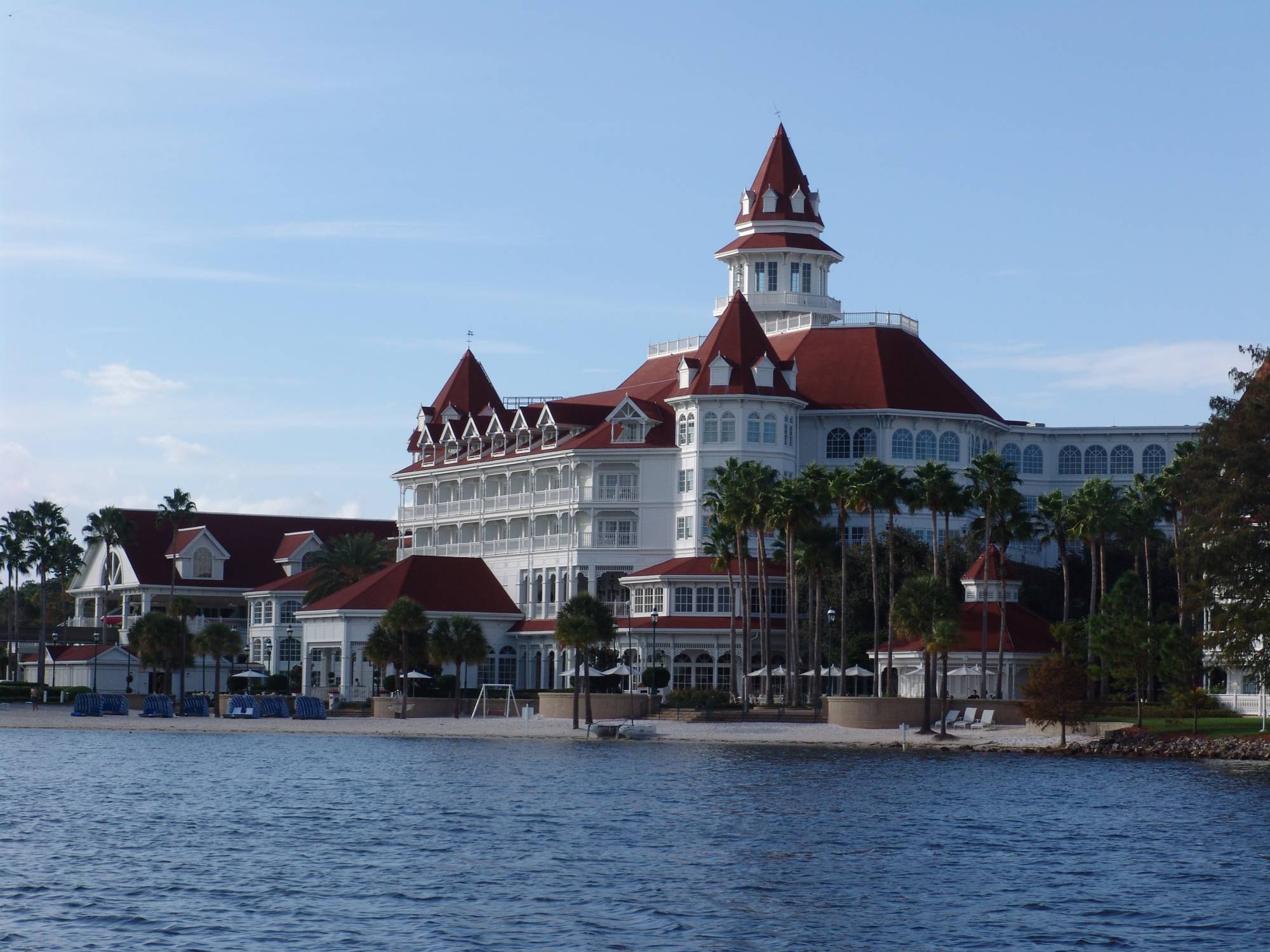 Grand Floridian - Grand Lobby and beach