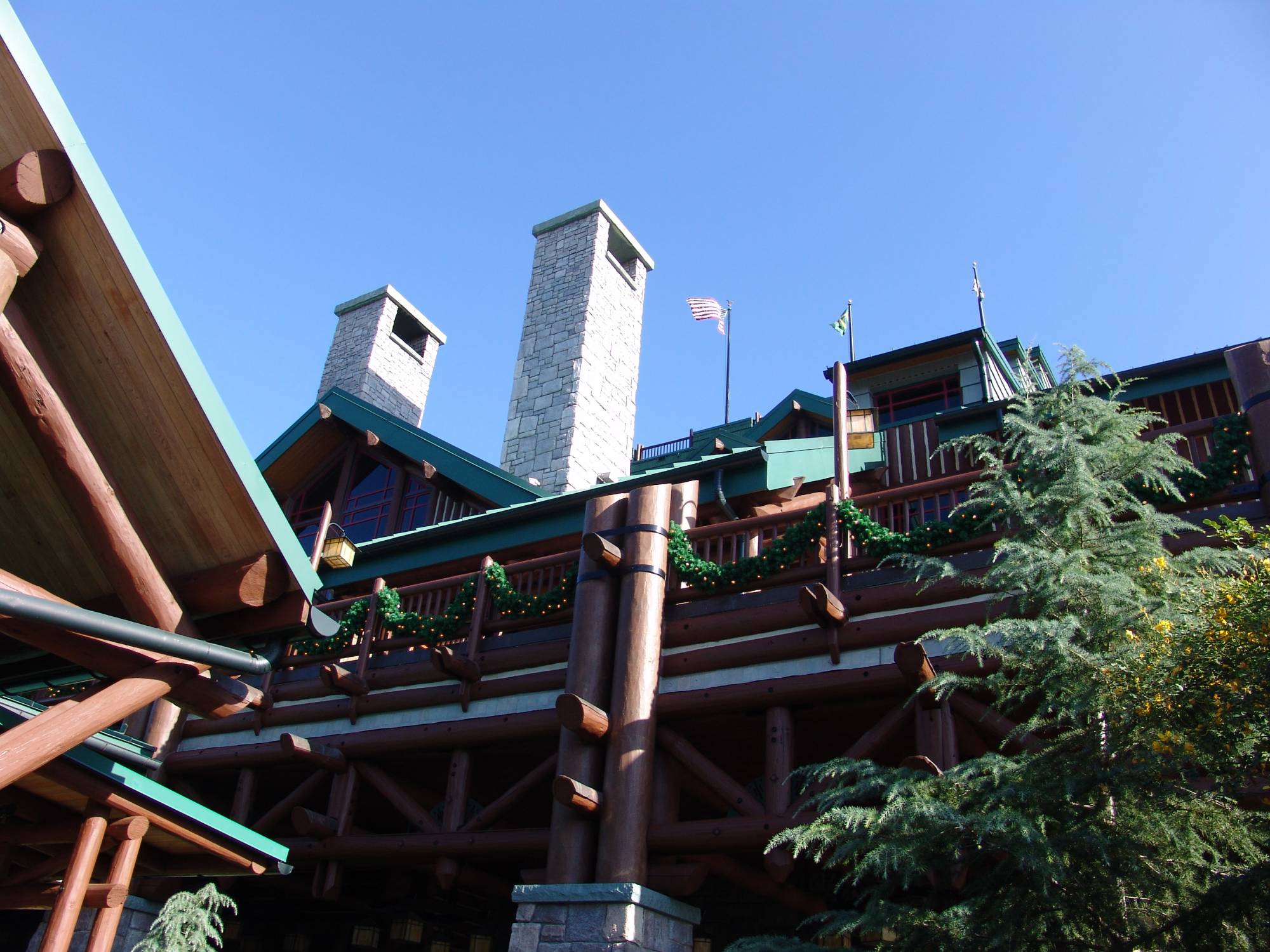 Wilderness Lodge - view from entrance