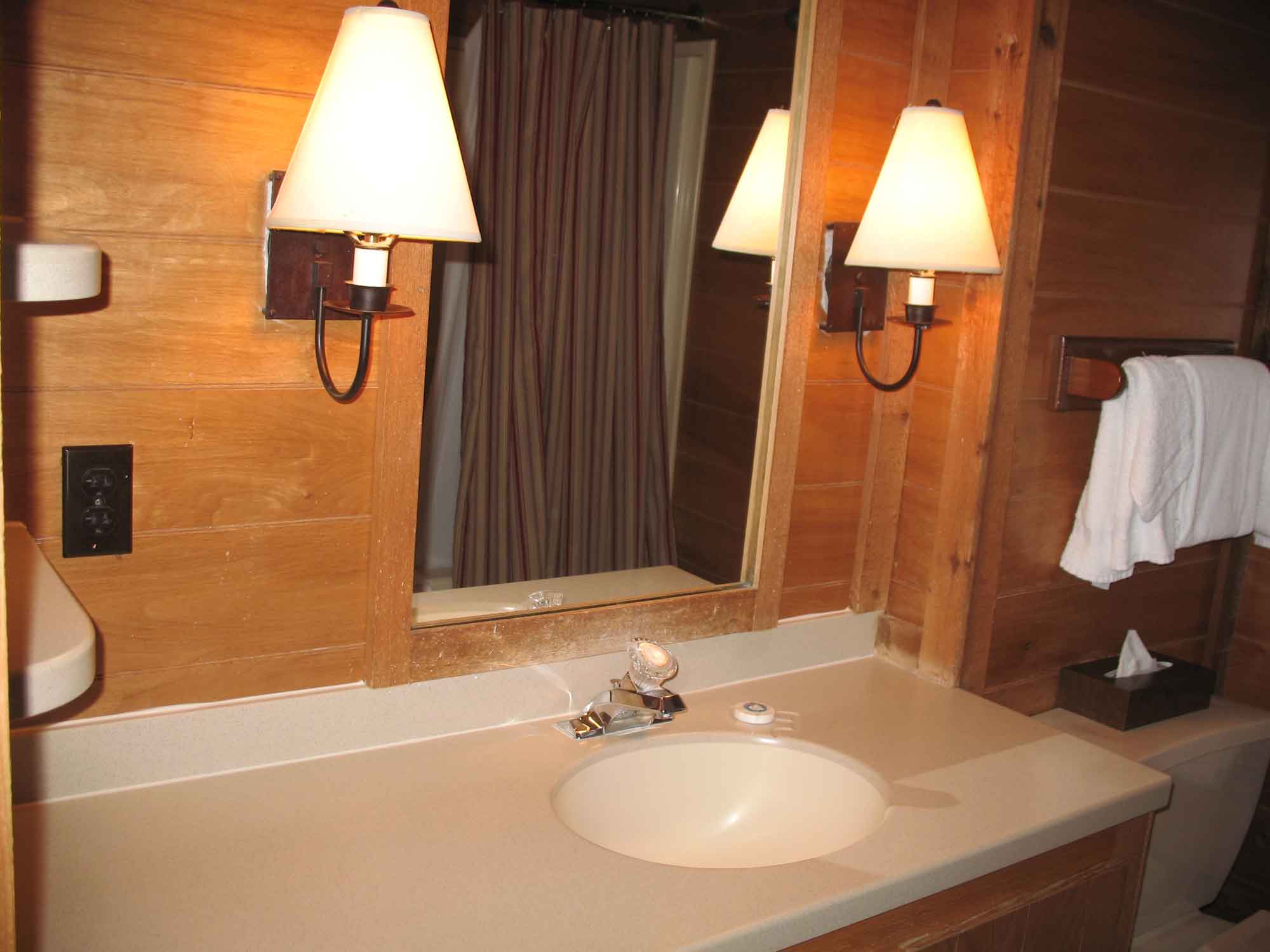 Fort Wilderness Cabin Bathroom Sink