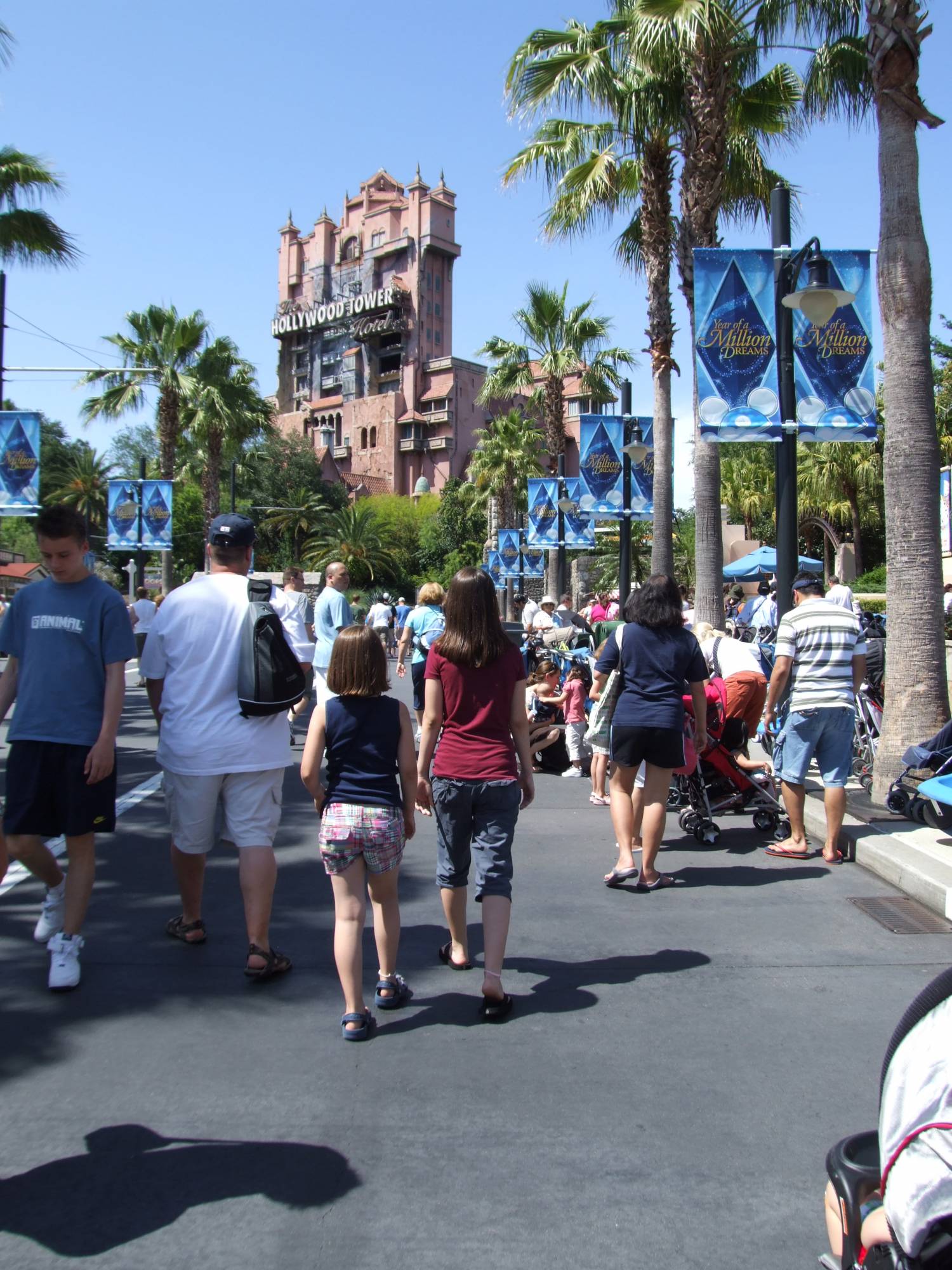 Heading toward the Tower of Terror