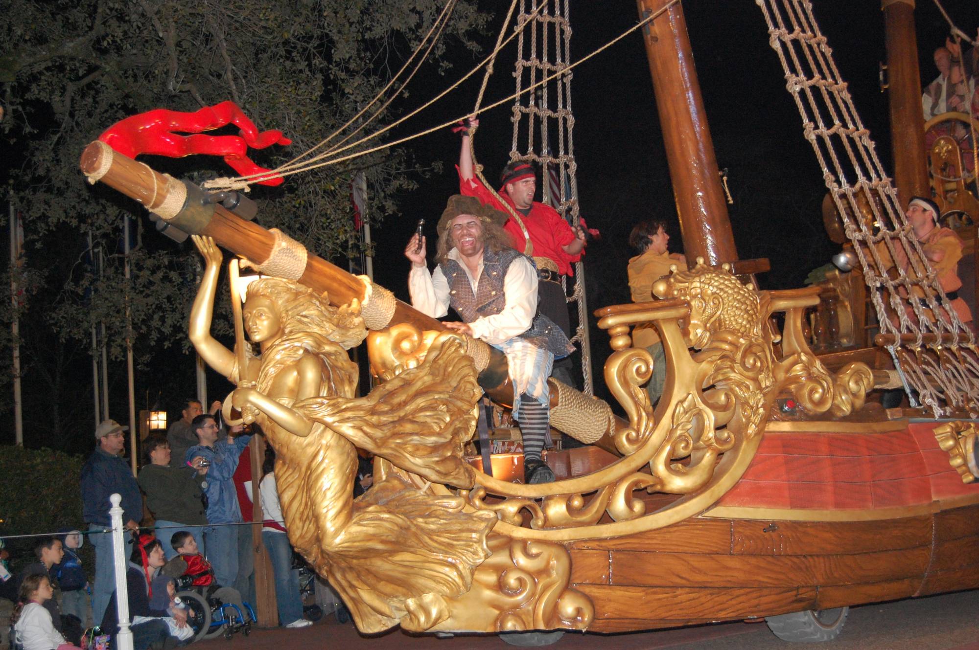 MK: Pirate and Princess Party: Enchanted Adventures Parade: Pirate Ship