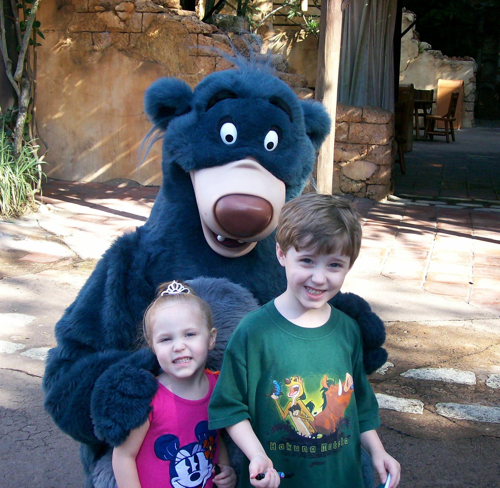 Animal Kingdom- Africa-Baloo posing for pictures