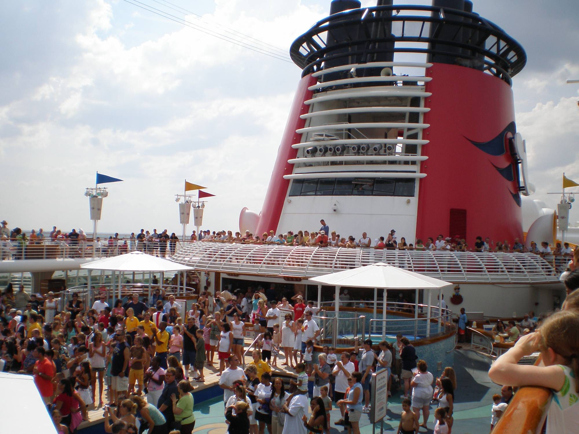 DCL Wonder Sail Away Party on Deck