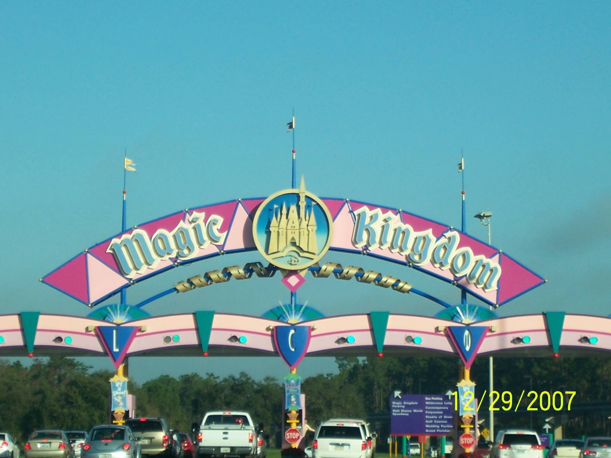 Entrance to the magic kingdom