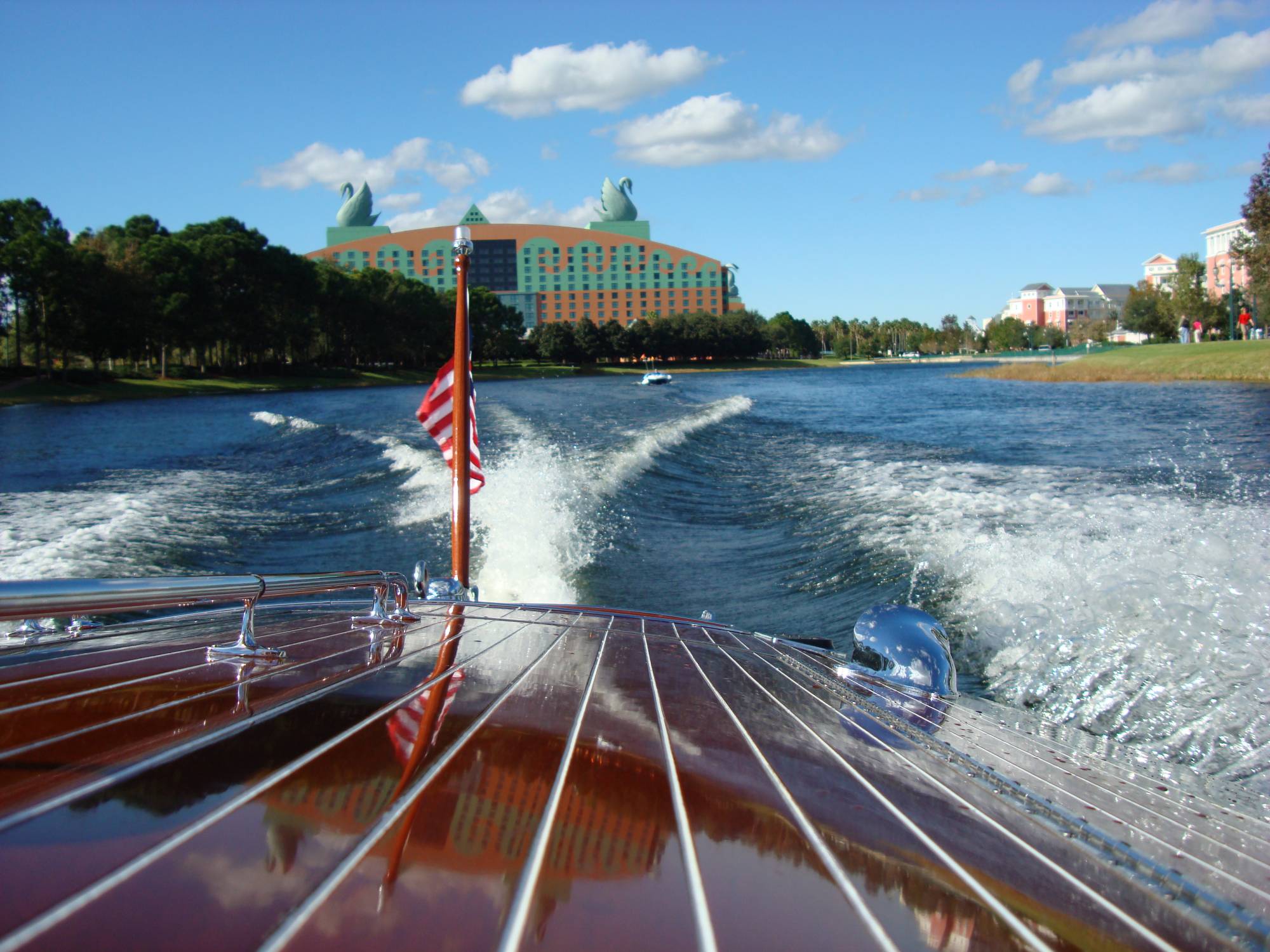 View from Breathless II towards Swan