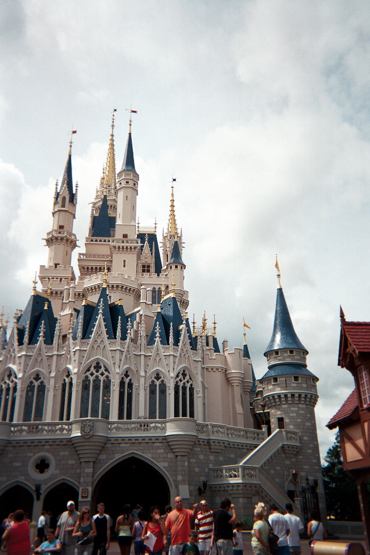 Cinderella's Castle view from Fantasyland