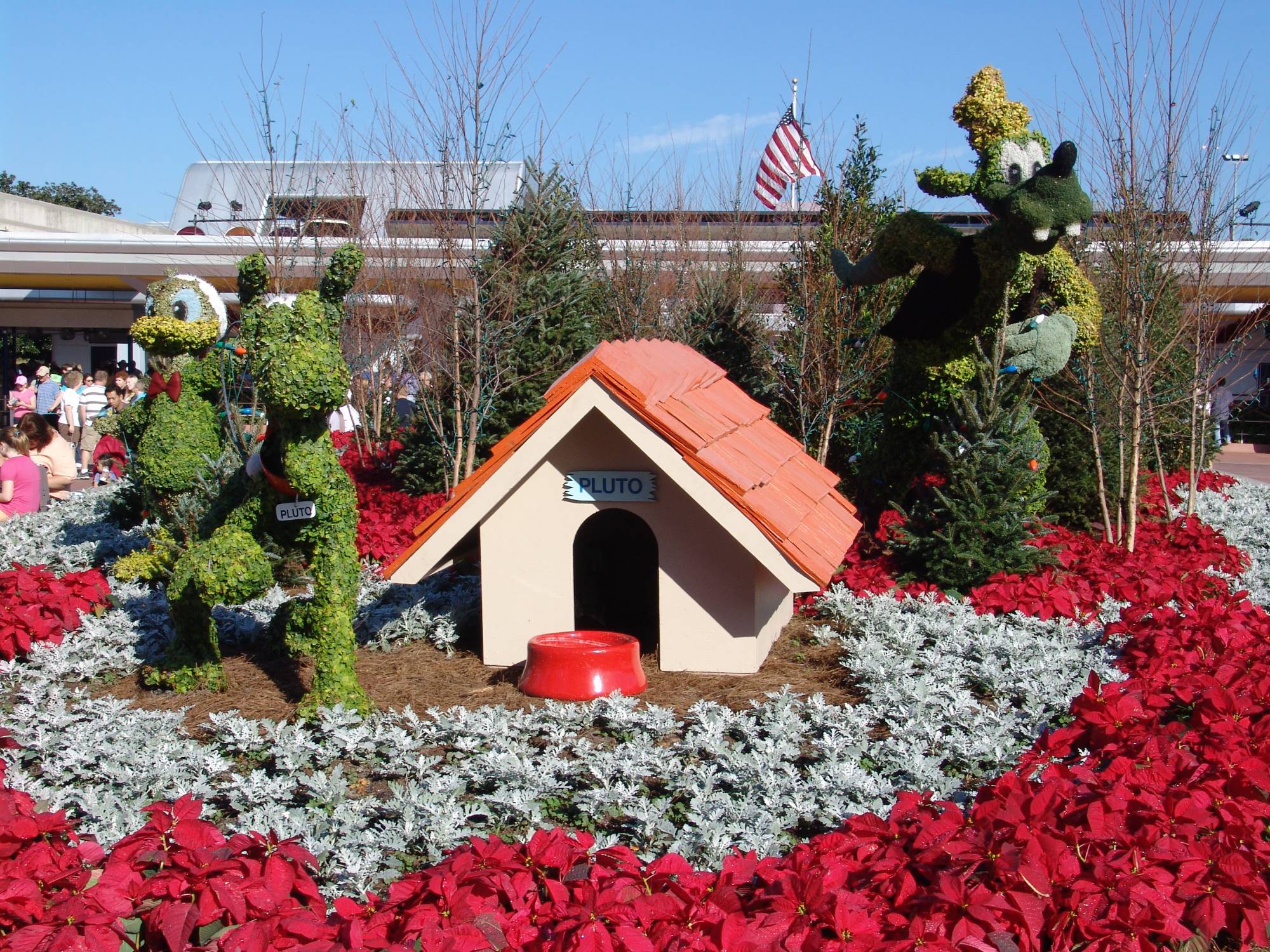 Epcot - Christmas topiaries