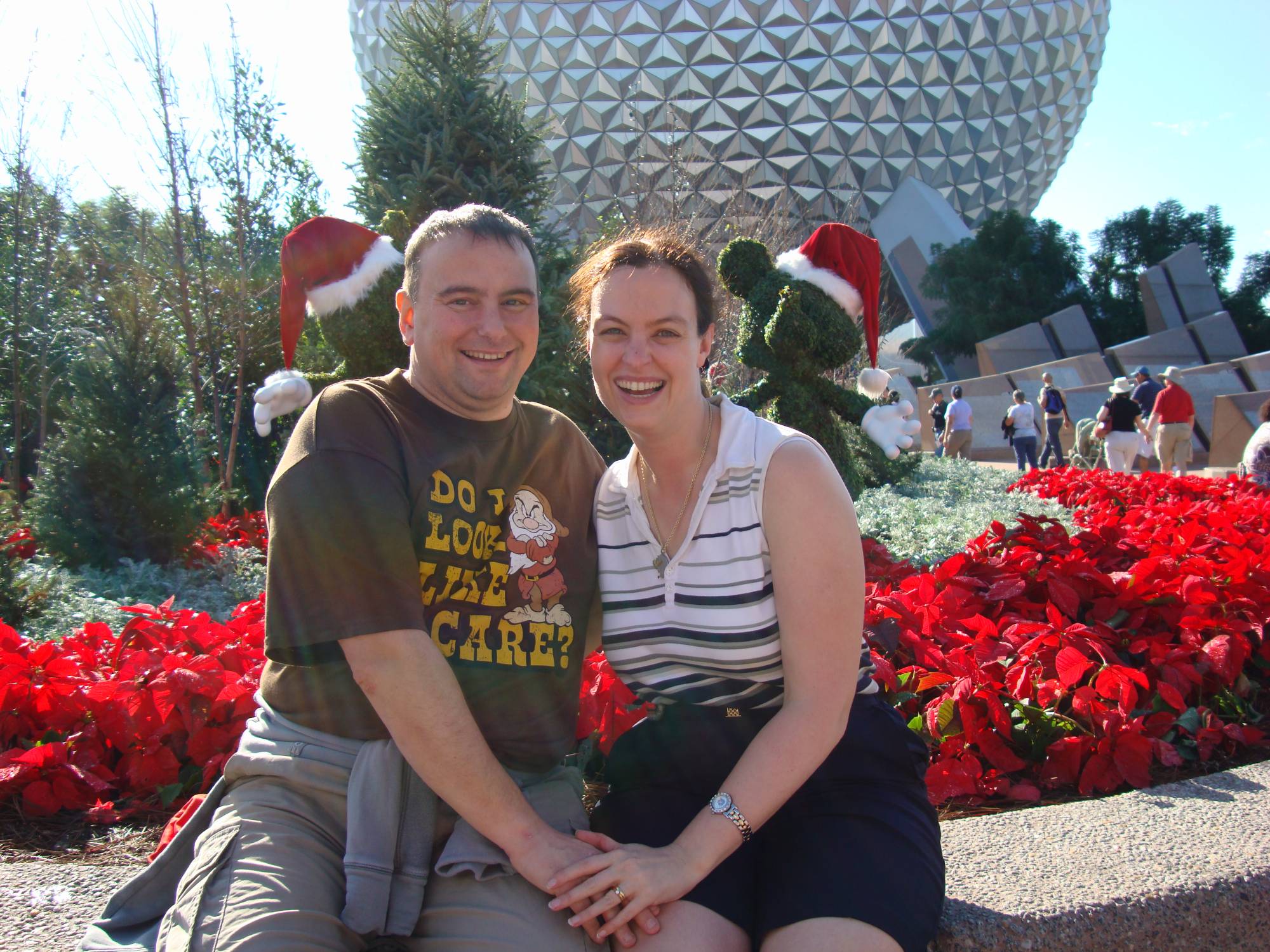 Epcot - Christmas topiaries