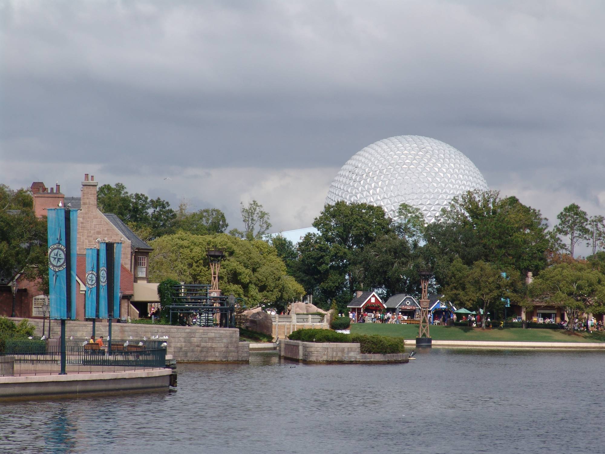 Epcot - Spaceship Earth from World Showcase