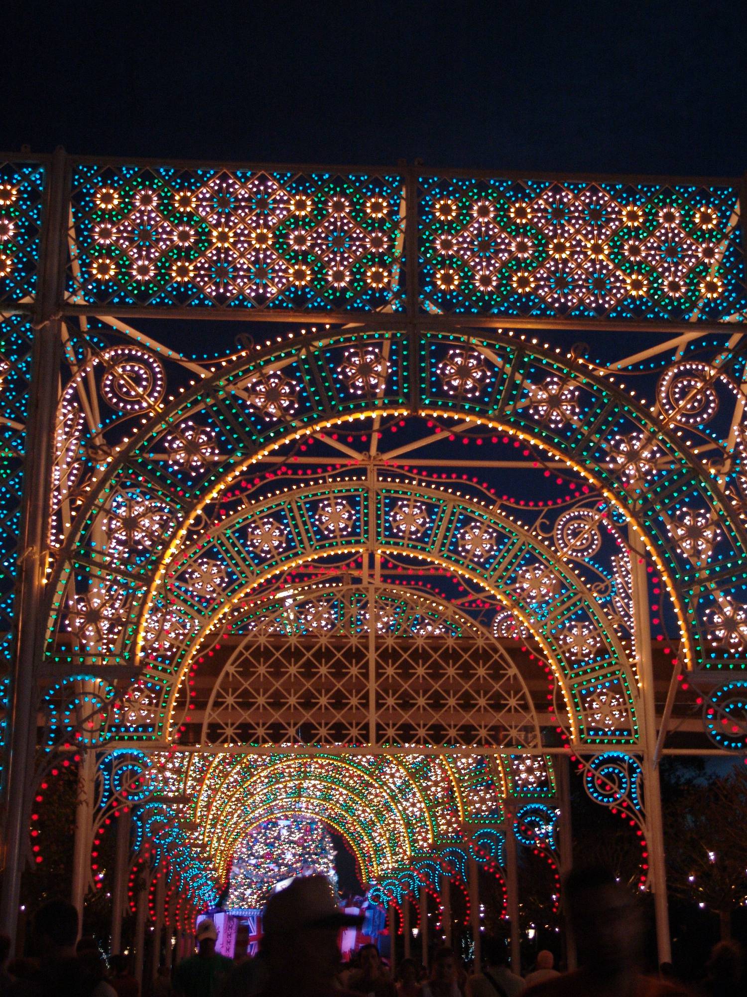Epcot - Lights of Winter arch