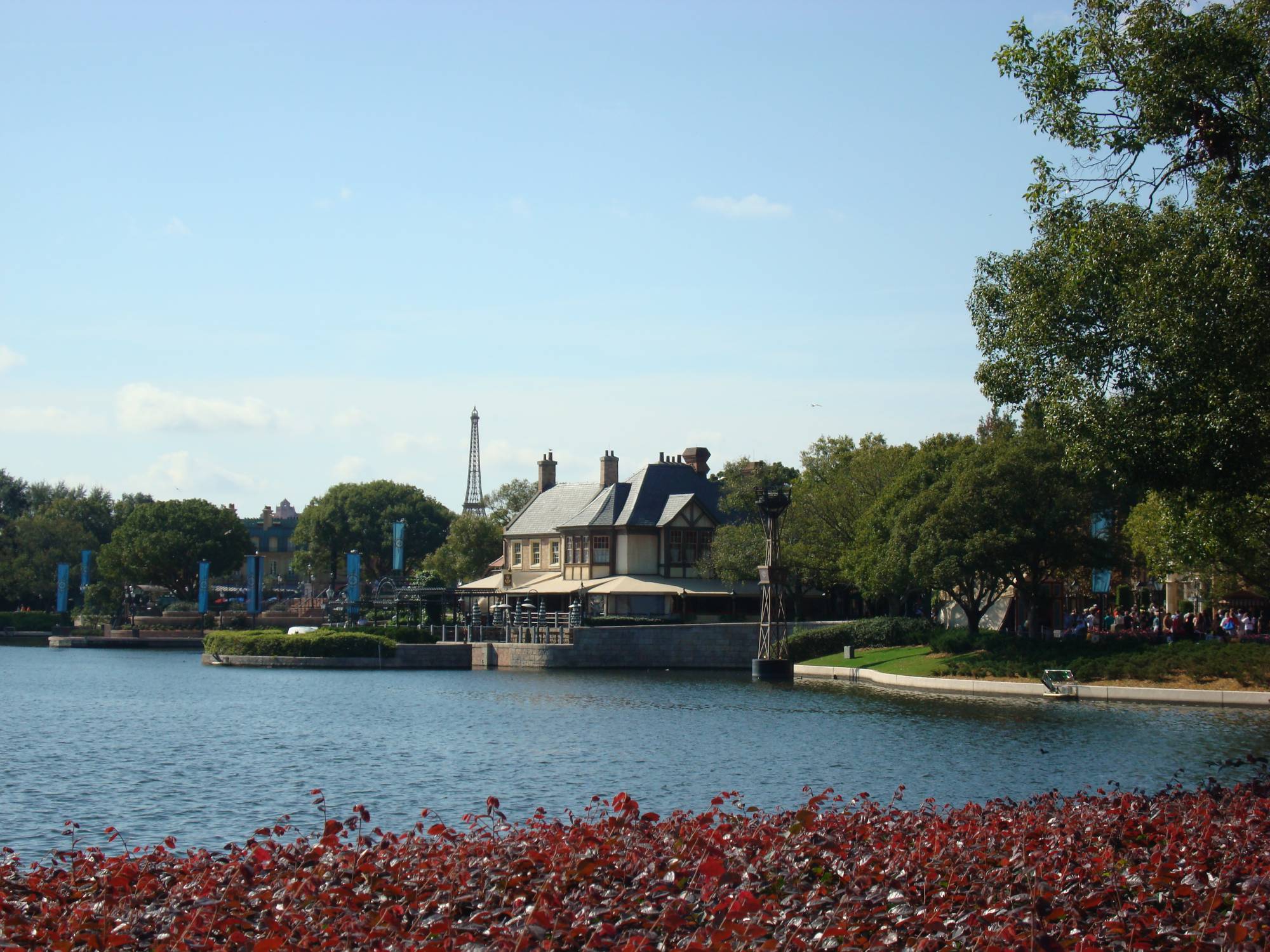Epcot - view of United Kingdom and France