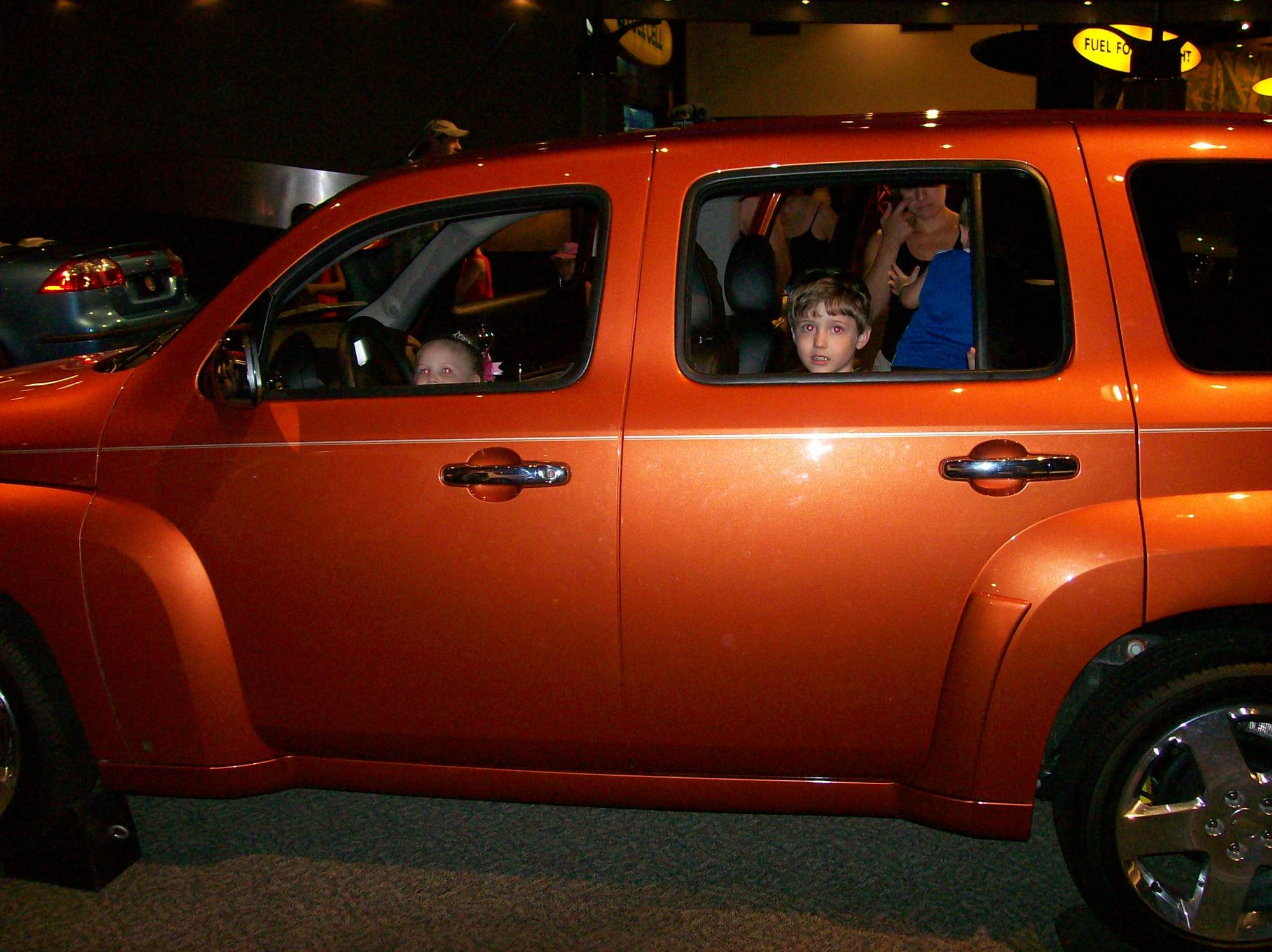 Epcot-Future World-Test Track-Waiting area Car