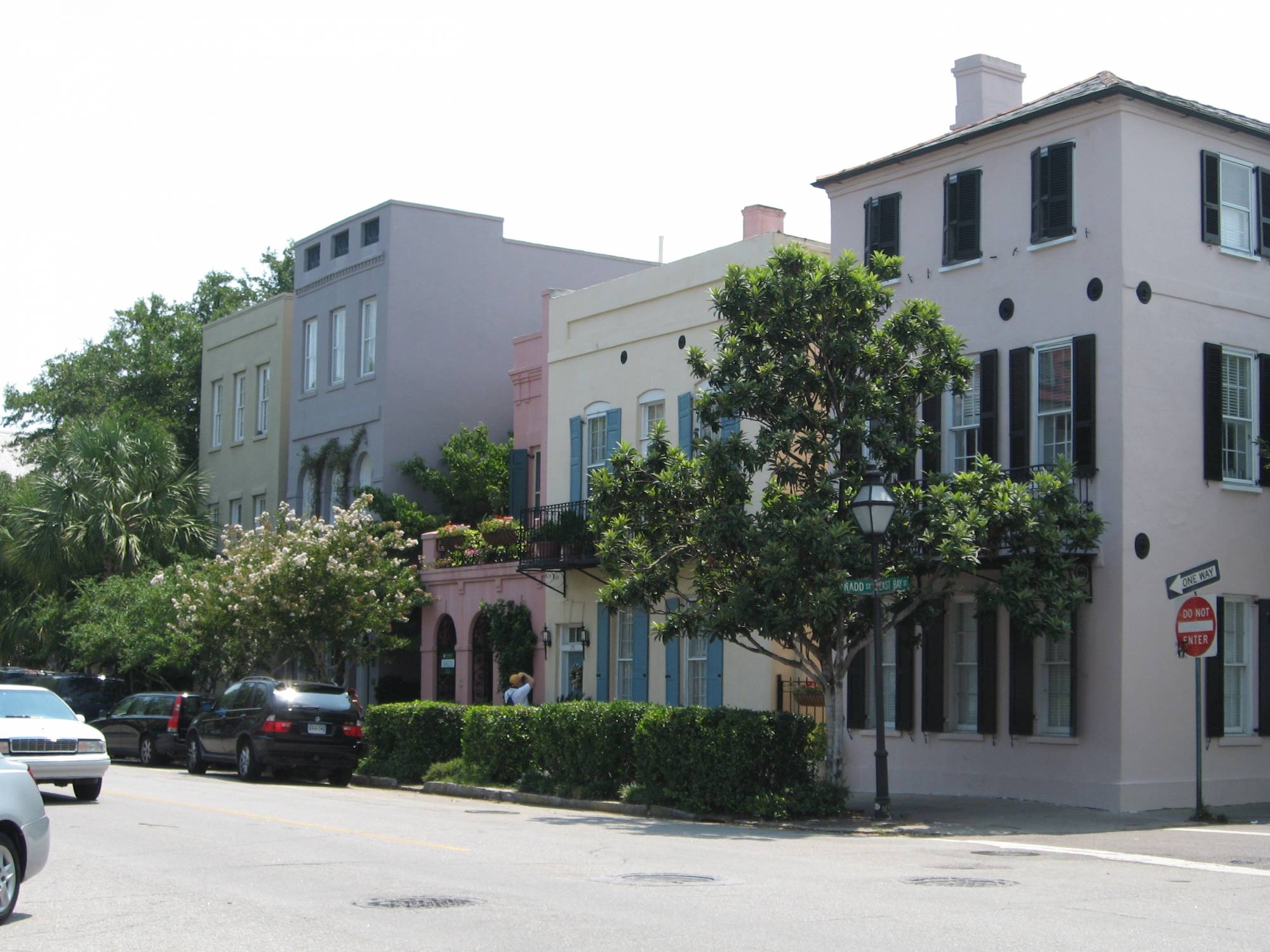 Charleston, SC - Rainbow Row on East Bay Street