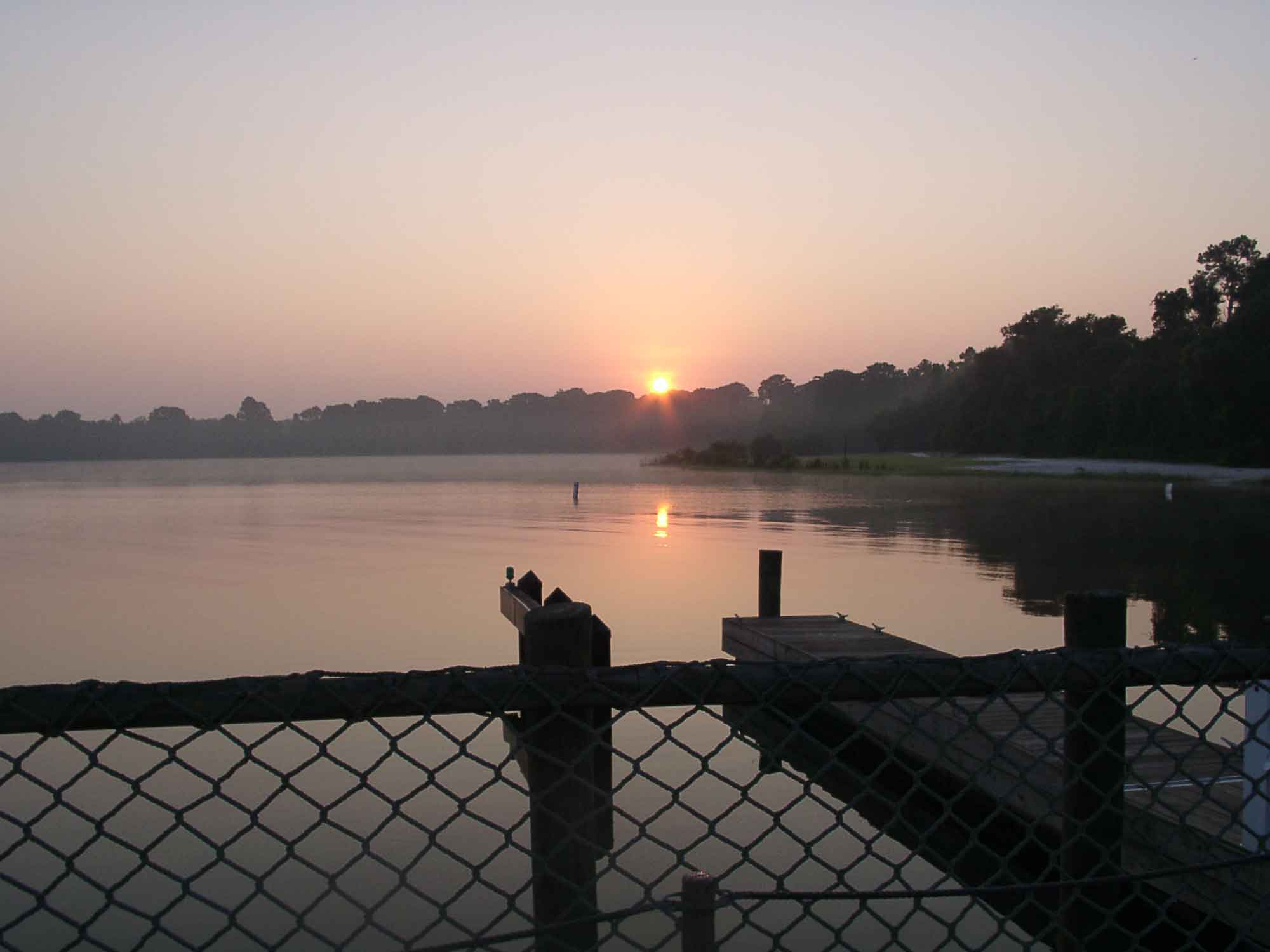 Fort Wilderness - Sunset on Bay Lake