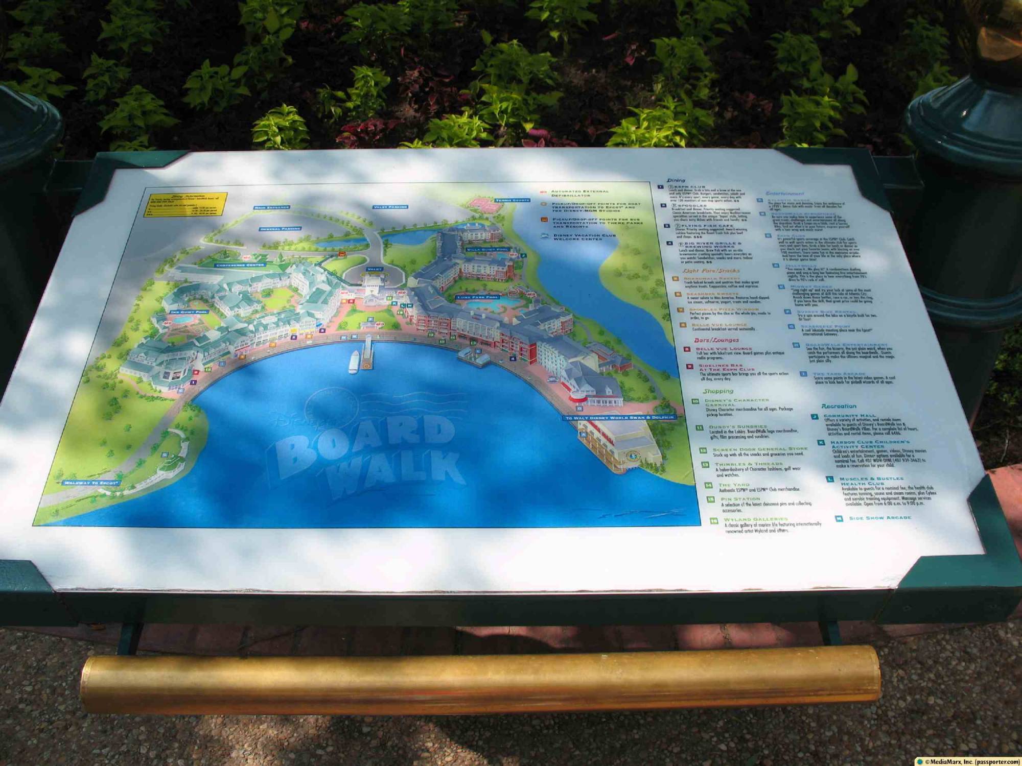 BoardWalk - Resort Map