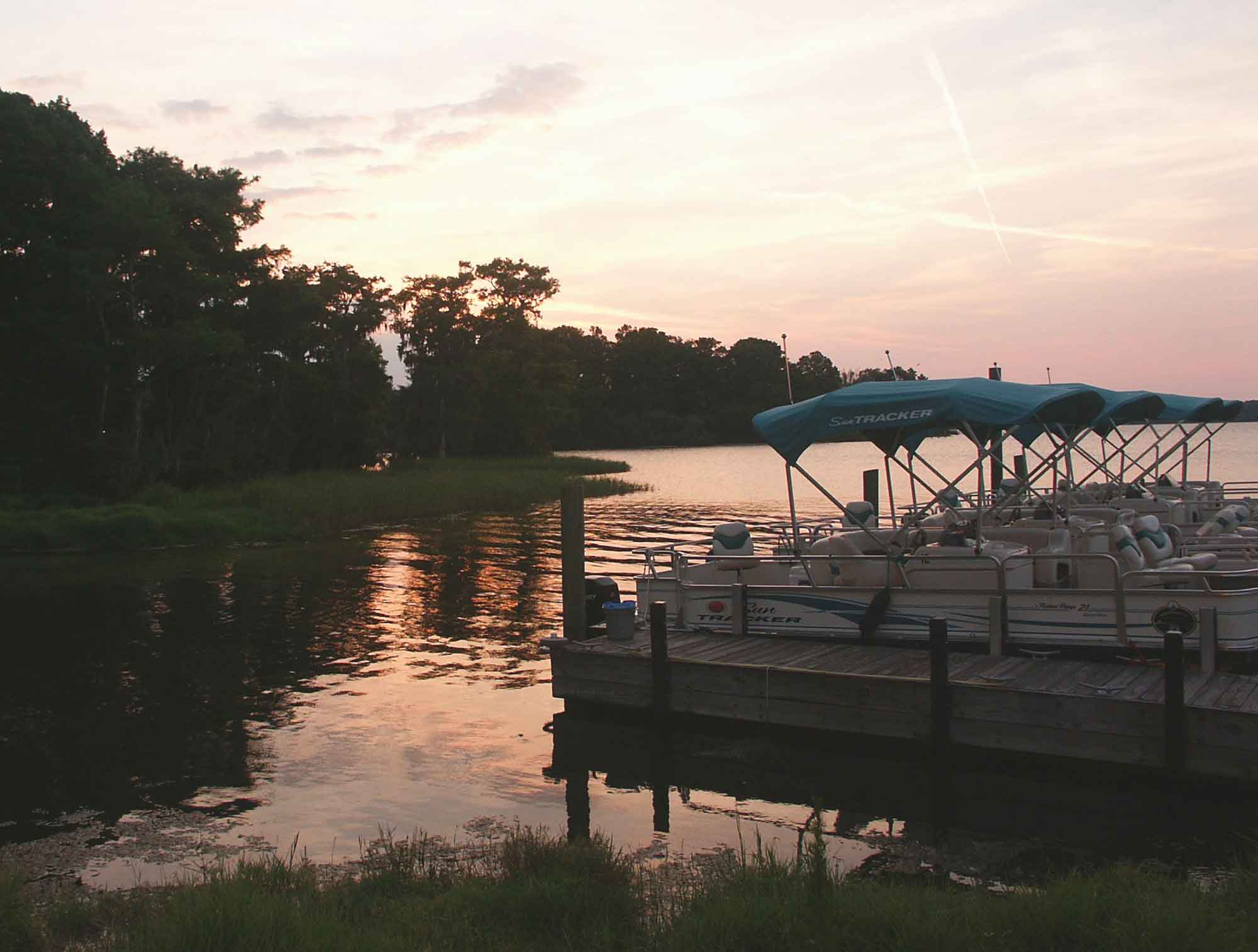 Fort Wilderness - Boats on Bay Lake