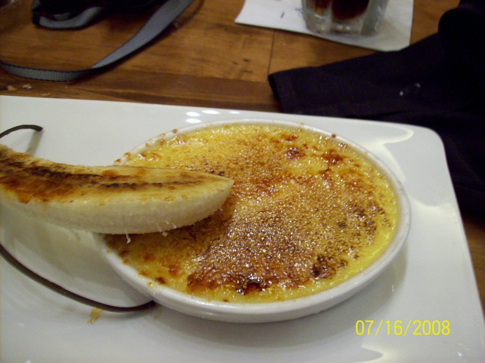 Kona Cafe - Banana Chocolate Creme Brulee