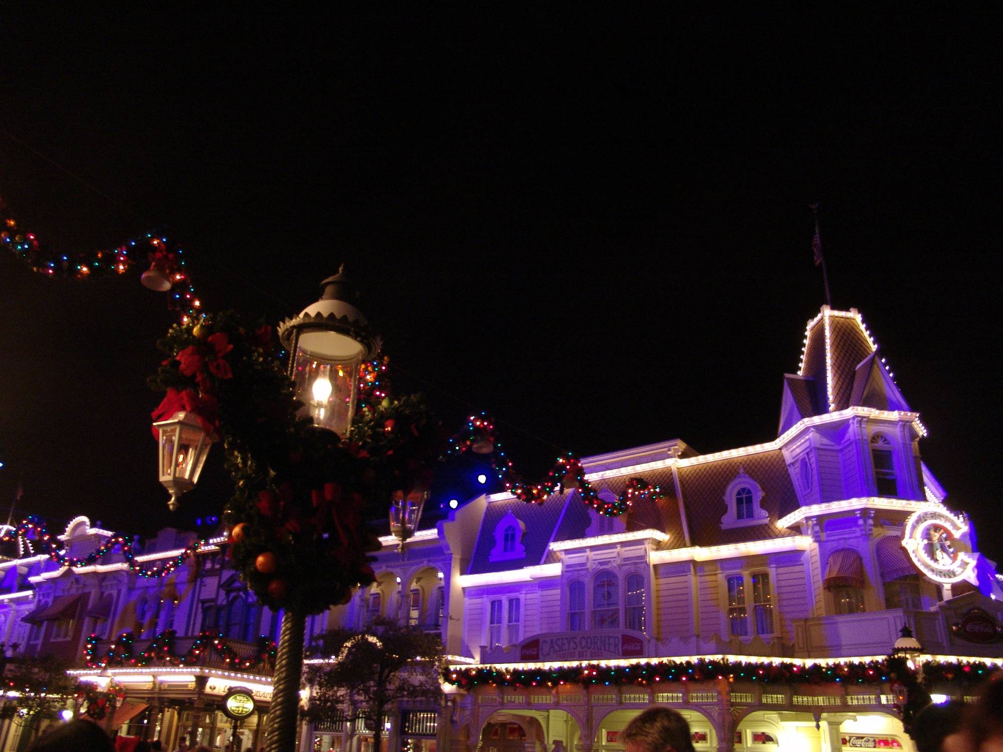 Magic Kingdom - Main Street at night